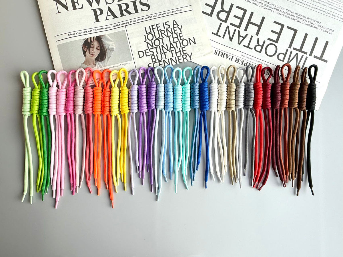 Colorful Macrame Rope Keychains | Handmade Braided Keychains in 20 Colors
