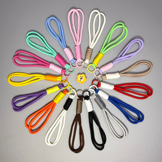 Rainbow Braided Rope Keychains | Multi-Color Macrame Keychains for Wholesale
